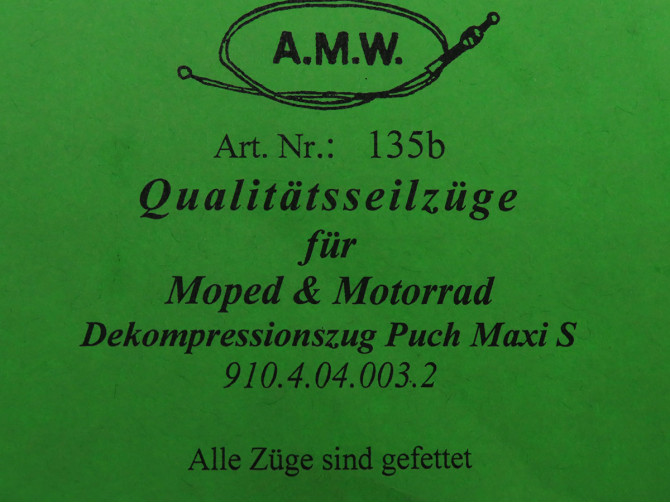 Kabel Puch Maxi S decompressiekabel A.M.W. photo